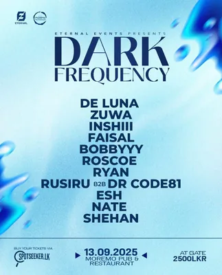 Flyer for Dark Frequency