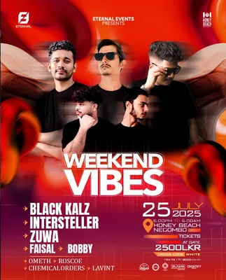 Flyer for Weekend Vibes